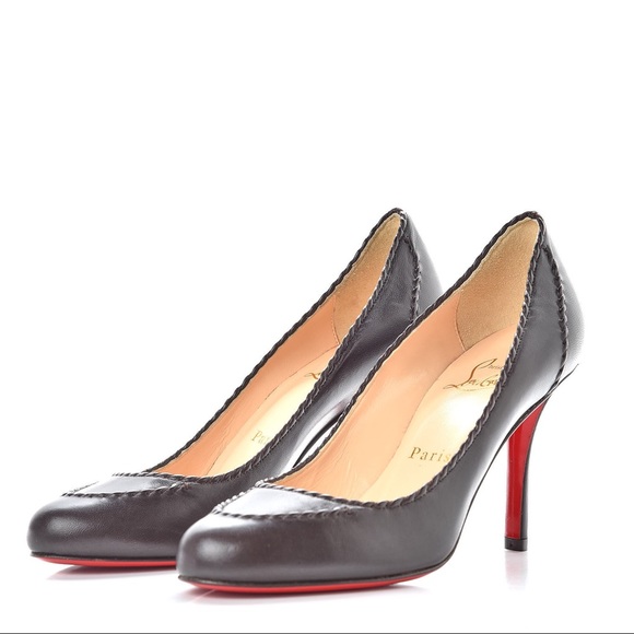 Christian Louboutin Shoes - CHRISTIAN LOUBOUTIN
Nappa Marpelissimo Twisted 85 Pumps 40.5 Dark Brown